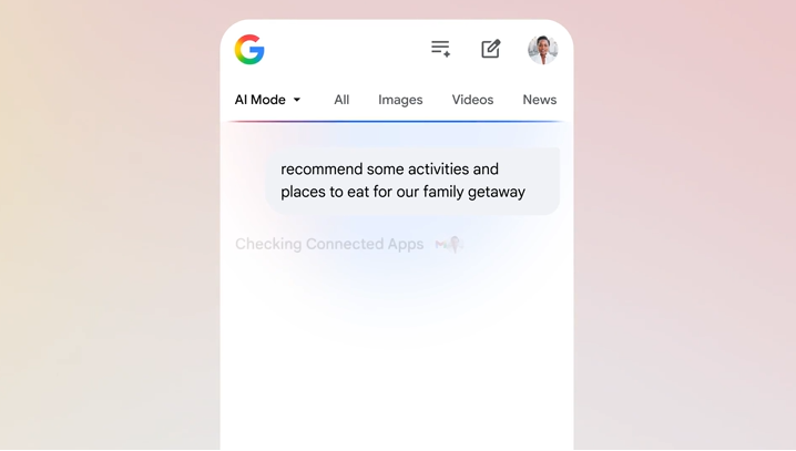 Google AI Mode. Personal Intelligence