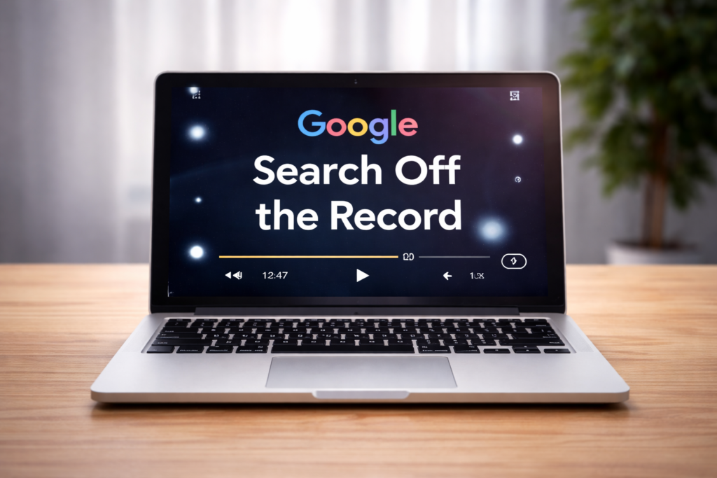 Search off the record - KI-Optimierung