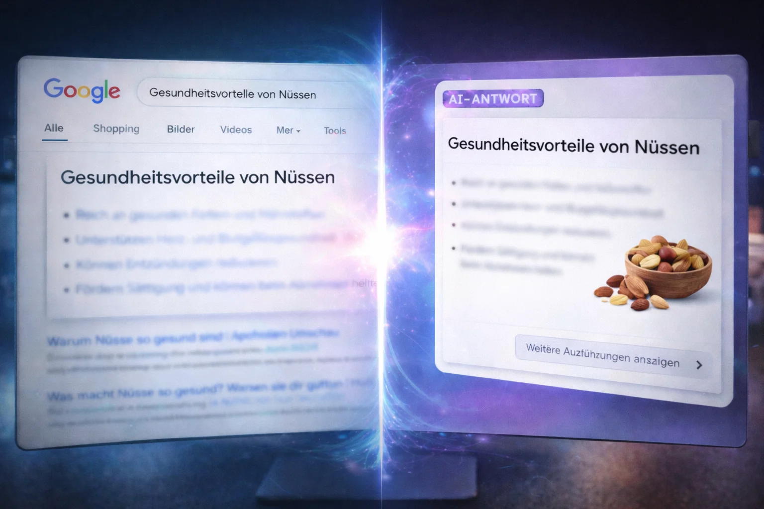 Klassische Suche vs. KI-Suche