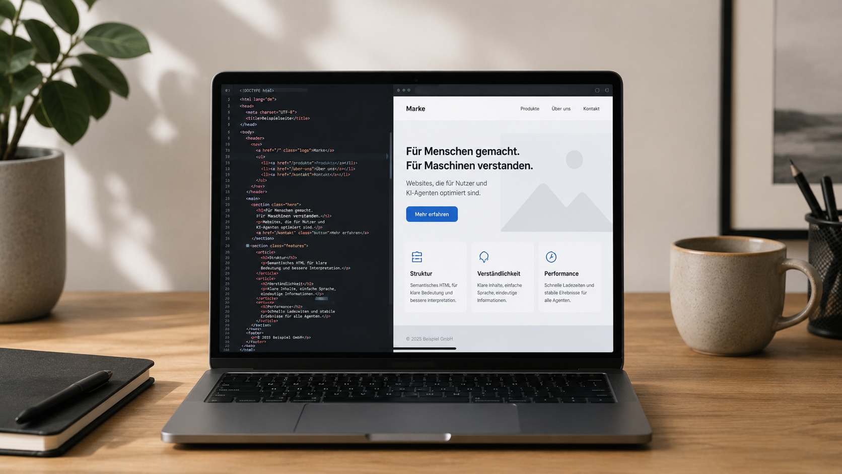 Webseiten für KI-Agenten erstellen