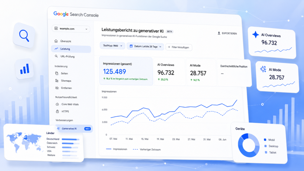 Google Search Console bekommt AI-Reports