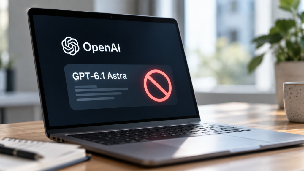 OpenAI stoppt GPT-6.1 Astra