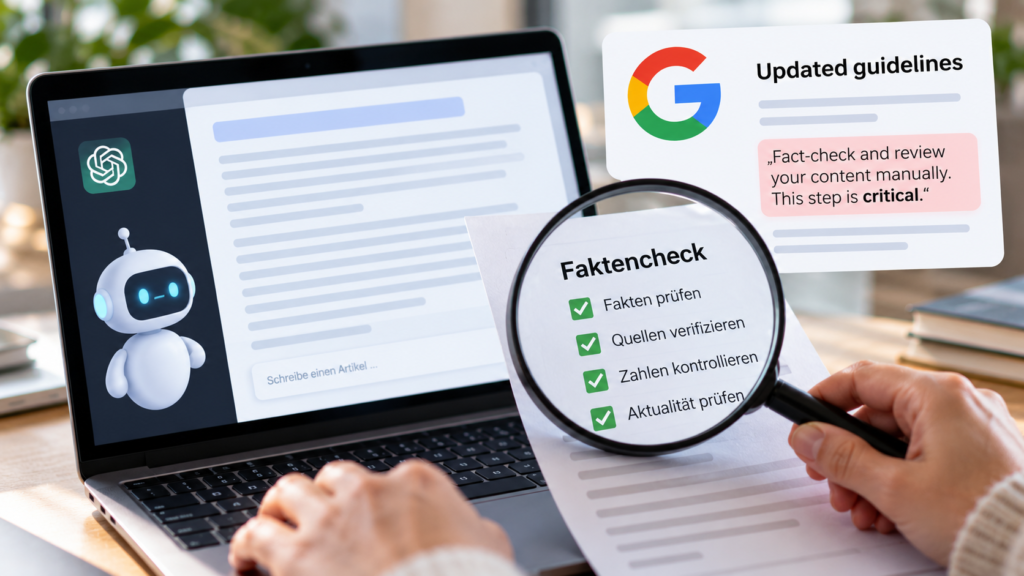 Google KI-Content: Faktencheck wird „kritisch“