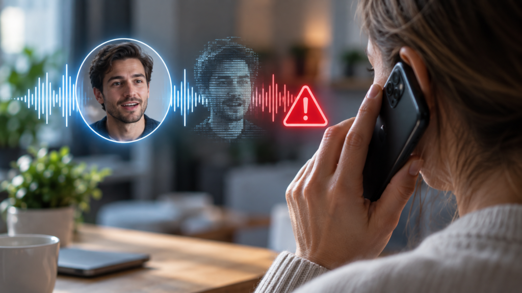 Voice Cloning: KI-Stimmenklon im Telefonbetrug-Warnsystem